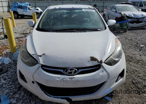 2013 Hyundai Elantra Gls z USA, uszkodzony, nr VIN 5NPDH4AE5DH302095